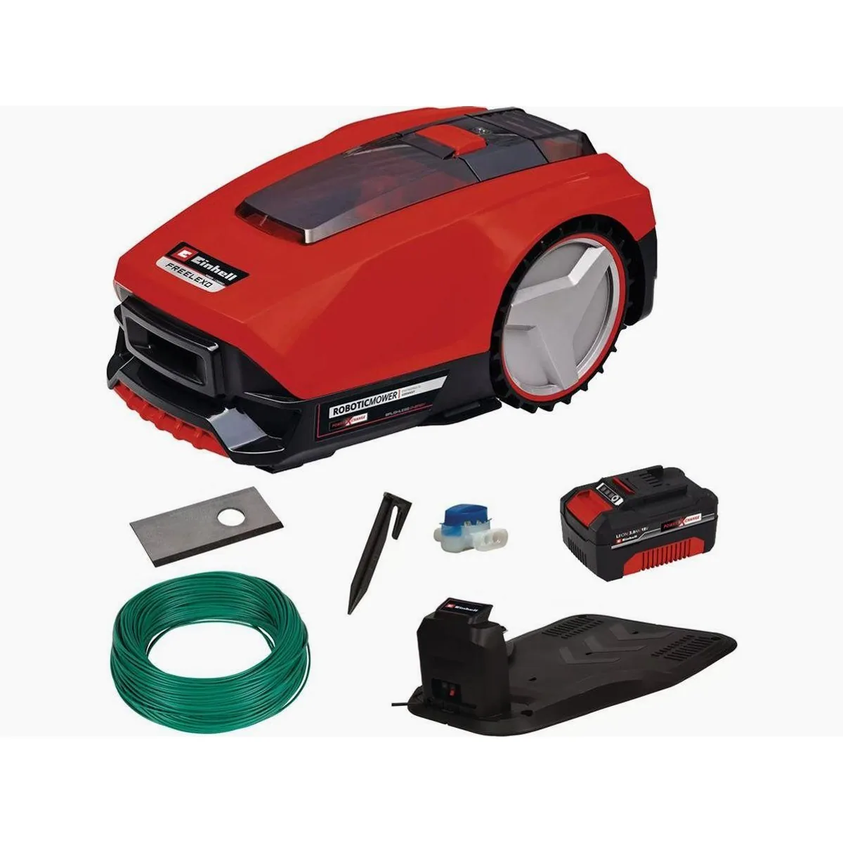 Einhell FREELEXO 550 Kit, für Rasenflächen bis 550 m², inkl. Akku und Ladestation