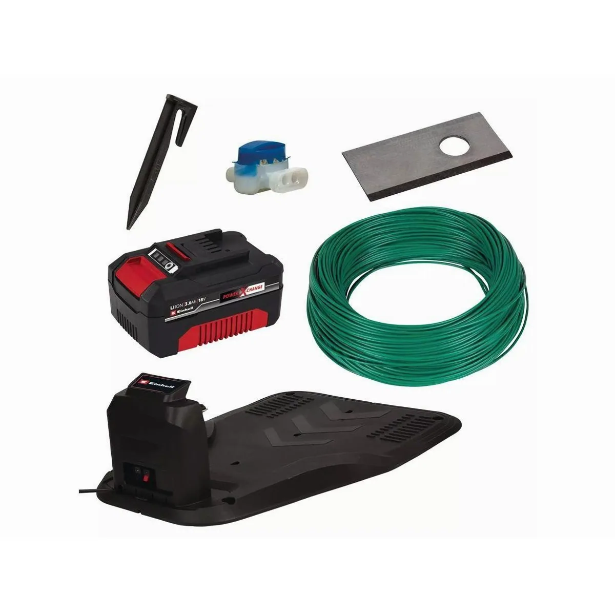 Einhell FREELEXO 550 Kit, für Rasenflächen bis 550 m², inkl. Akku und Ladestation 3