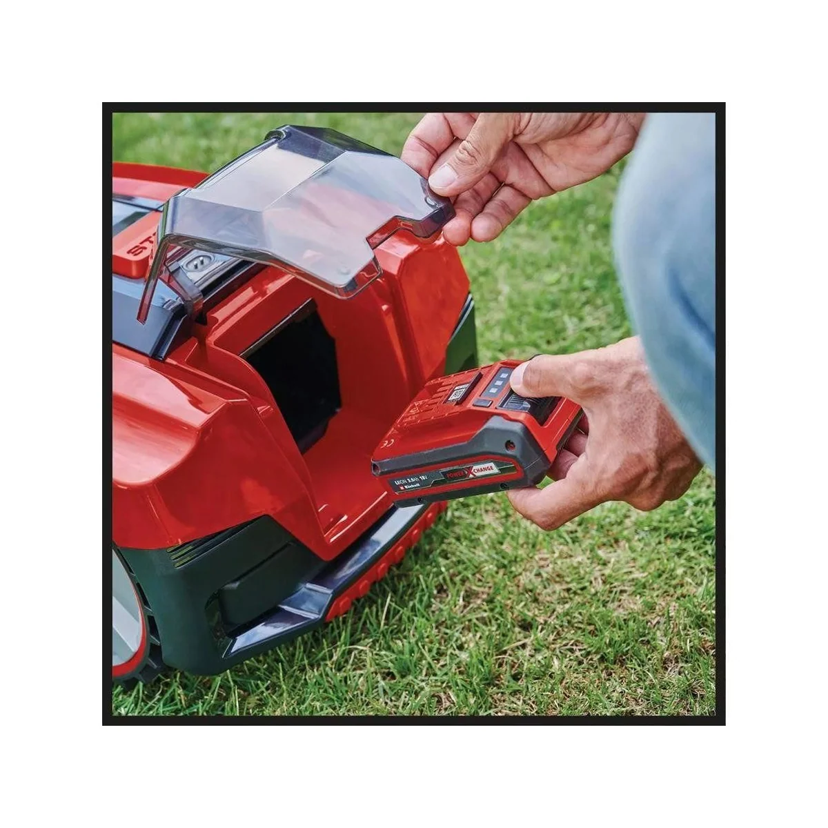 Einhell FREELEXO 550 Kit, für Rasenflächen bis 550 m², inkl. Akku und Ladestation 5