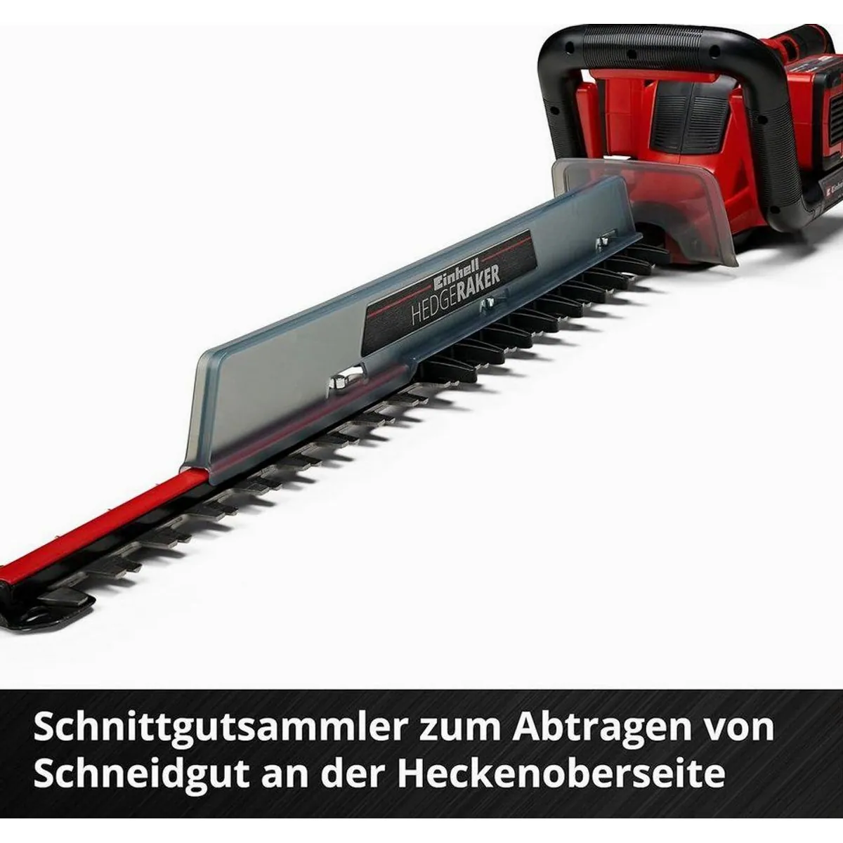Einhell GE-CH 36/65 Akku-Heckenschere, 65 cm Schnittlänge, drehbarer Griff, inkl. 2 Akkus & Ladegeräte 4