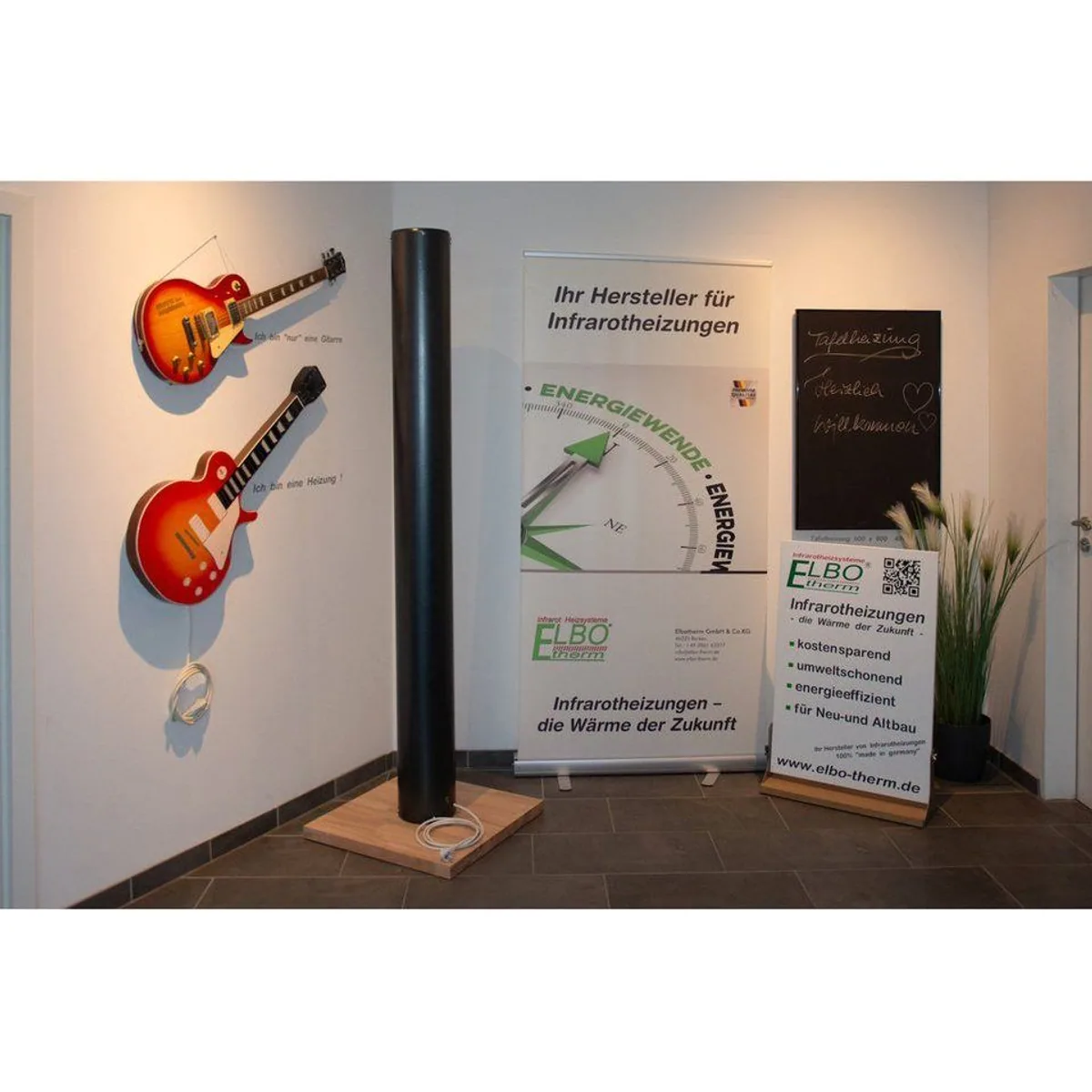 Elbo-Therm Heizsäule 1200 Watt, 360 Grad Abstrahlwinkel, robustes Design 2