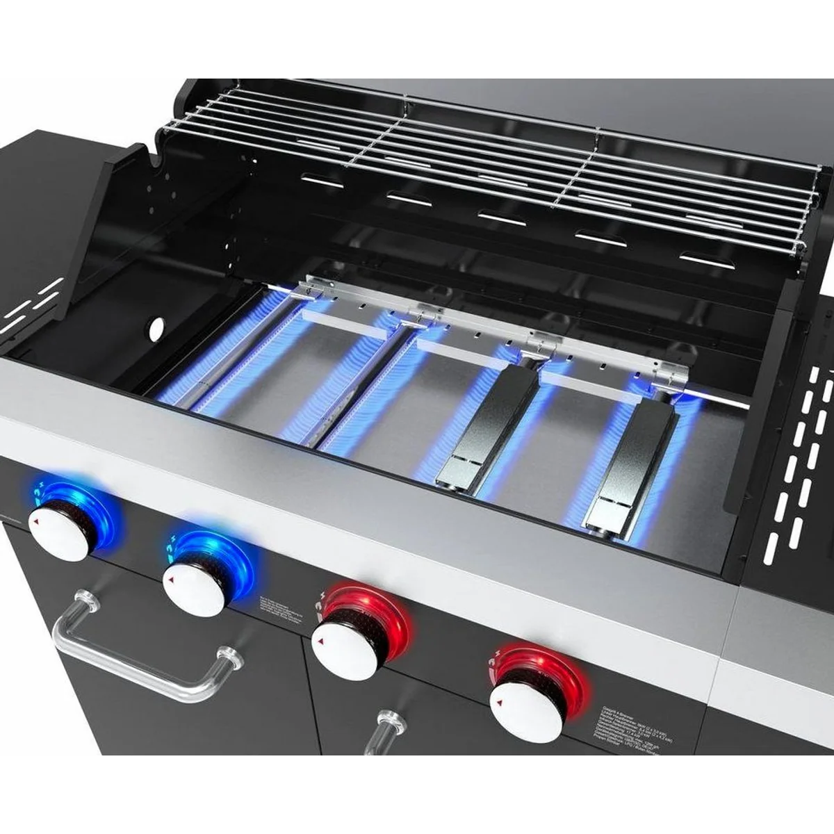 El Fuego Kingsten Gasgrill, 5 Brenner mit Infrarot-Seitenbrenner — vielseitig, leistungsstark, sicher 5