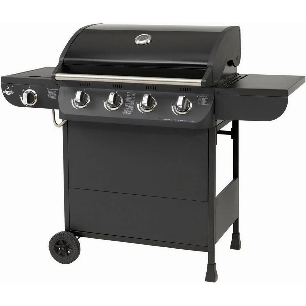 El Fuego Columbus 4+1 Gasgrill, großzügige Grillfläche, vielseitige Nutzung 2