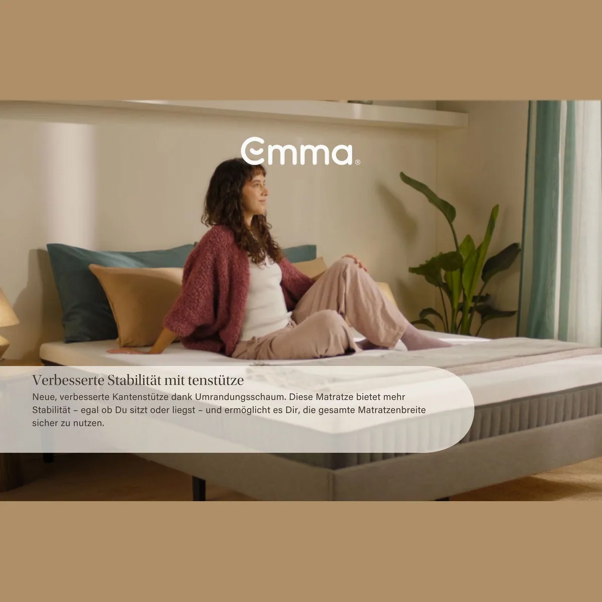 Emma Original Lite Matratze, 22 cm hoch, atmungsaktiv, ergonomisch 5