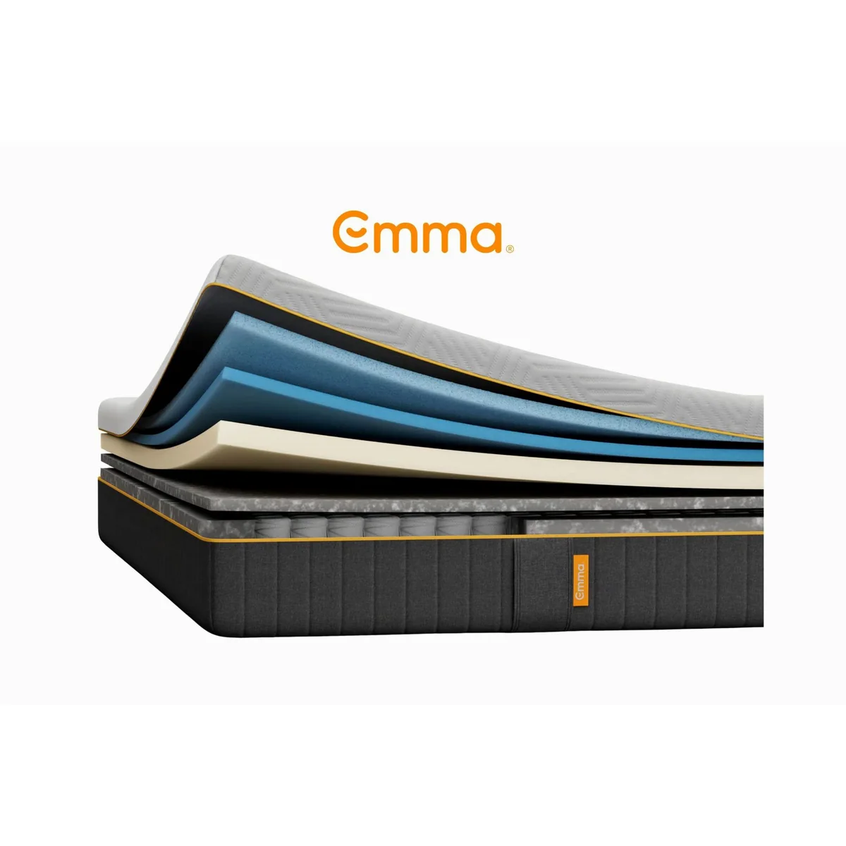 Emma Original Pro Matratze, 27 cm hoch, 7-Zonen-Komfort, optimale Schlaftemperatur