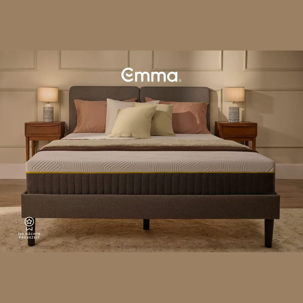 Emma Original Pro Matratze, 27 cm hoch, 7-Zonen-Komfort, optimale Schlaftemperatur 5