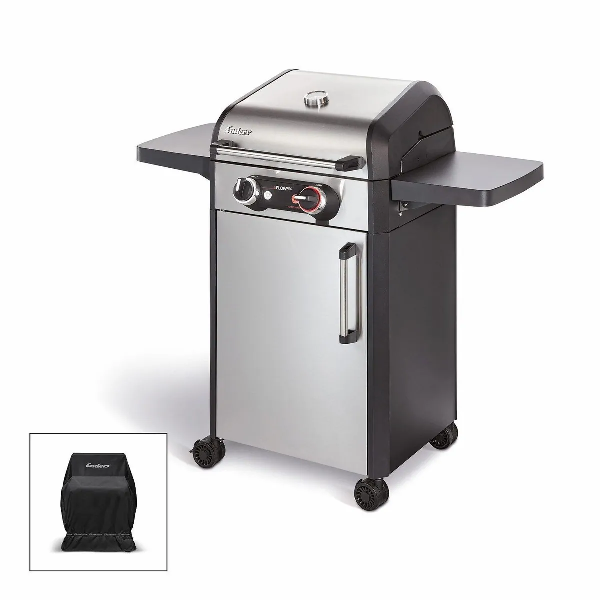Enders eFlow Pro 2 Turbo Elektrogrill, 3000 W, vielfältige Grillmöglichkeiten, inklusive Wetterschutzhülle
