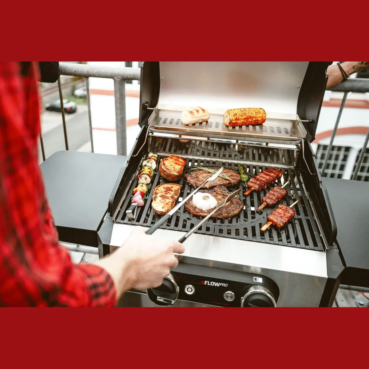 Enders eFlow Pro 2 Turbo Elektrogrill, 3000 W, vielfältige Grillmöglichkeiten, inklusive Wetterschutzhülle 3