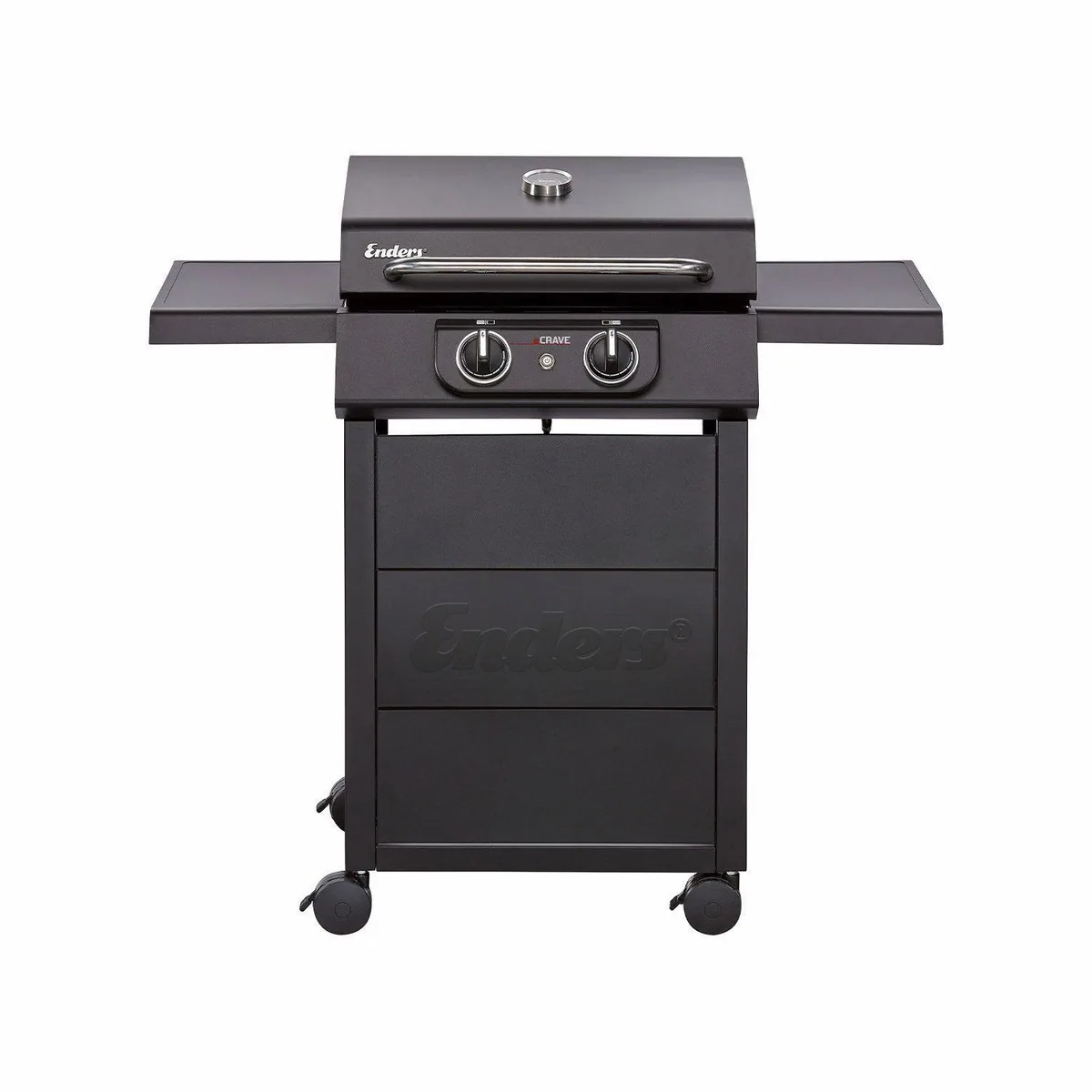Enders Elektrogrill eCrave 2, kompakt, inkl. Wetterschutzhülle & Fleischthermometer 3