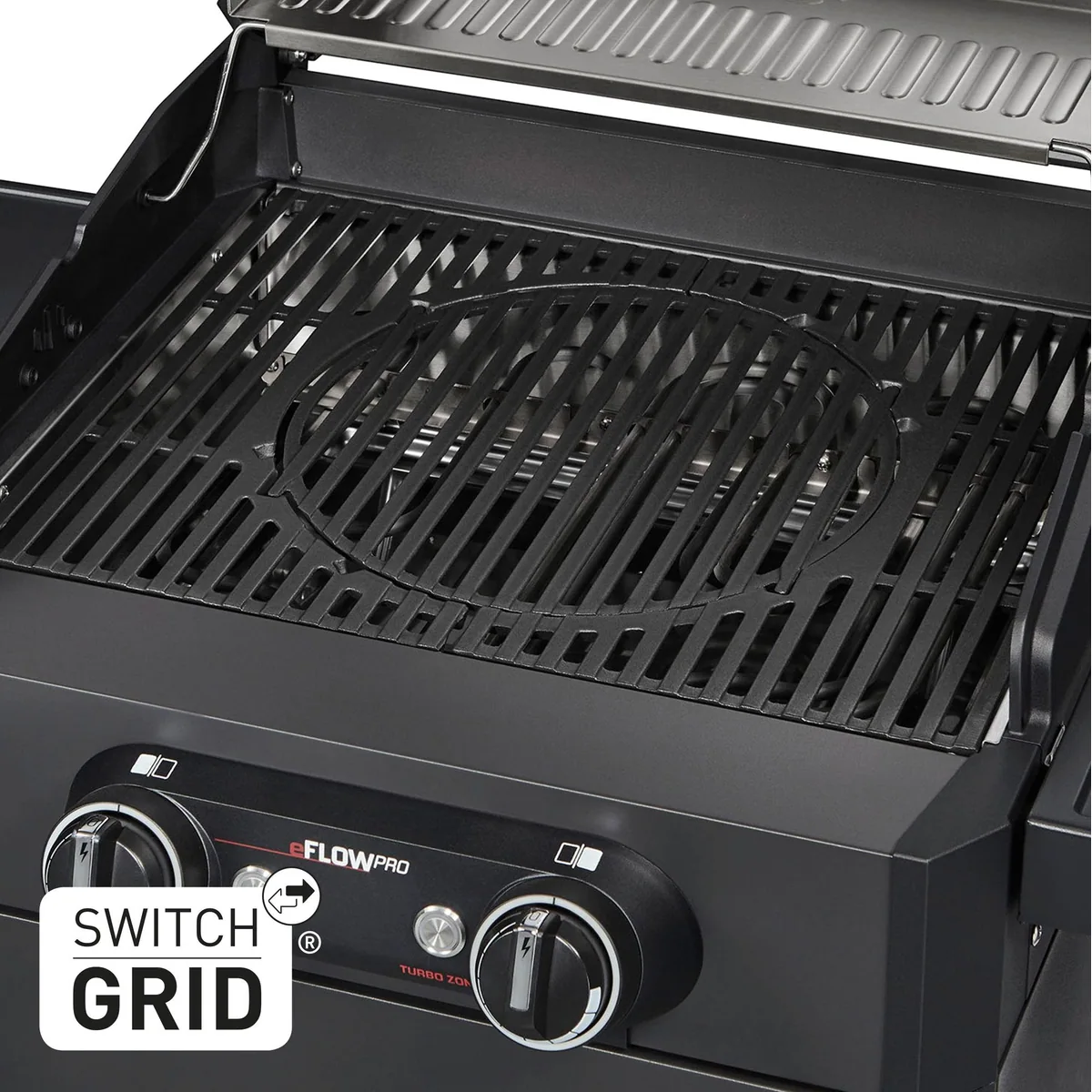 Enders Elektrogrill eFlow Pro 2 Turbo Shadow, 3000 W – innovative Features, große Grillfläche, stufenlose Temperaturregulierung 4