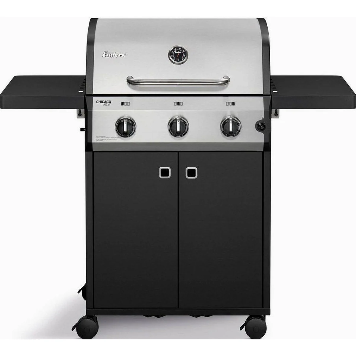 Enders Gasgrill Chicago Next 3, vielseitig, leistungsstark, einfache Reinigung