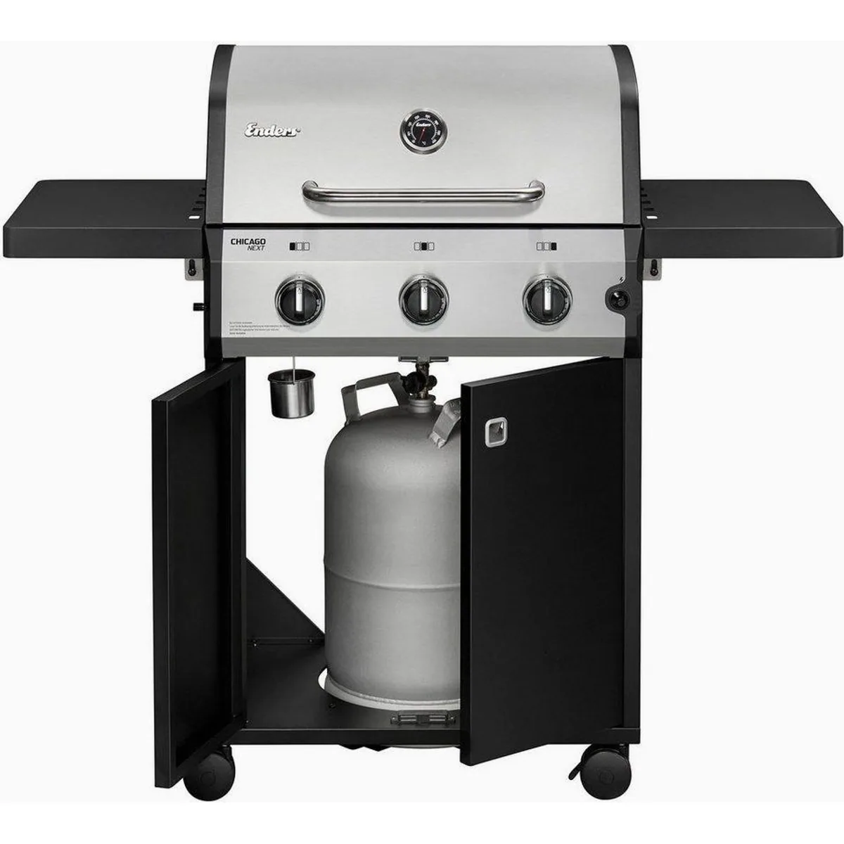 Enders Gasgrill Chicago Next 3, vielseitig, leistungsstark, einfache Reinigung 5