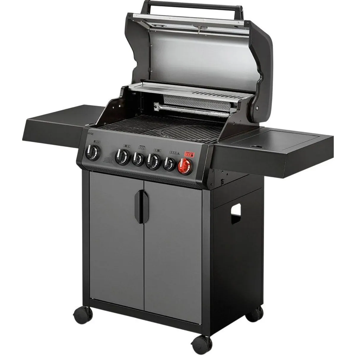 Enders Gasgrill Hyde 4 SIKR Turbo, 800 °C Turbo Zone, Infrarot-Backburner, SWITCH GRID 2