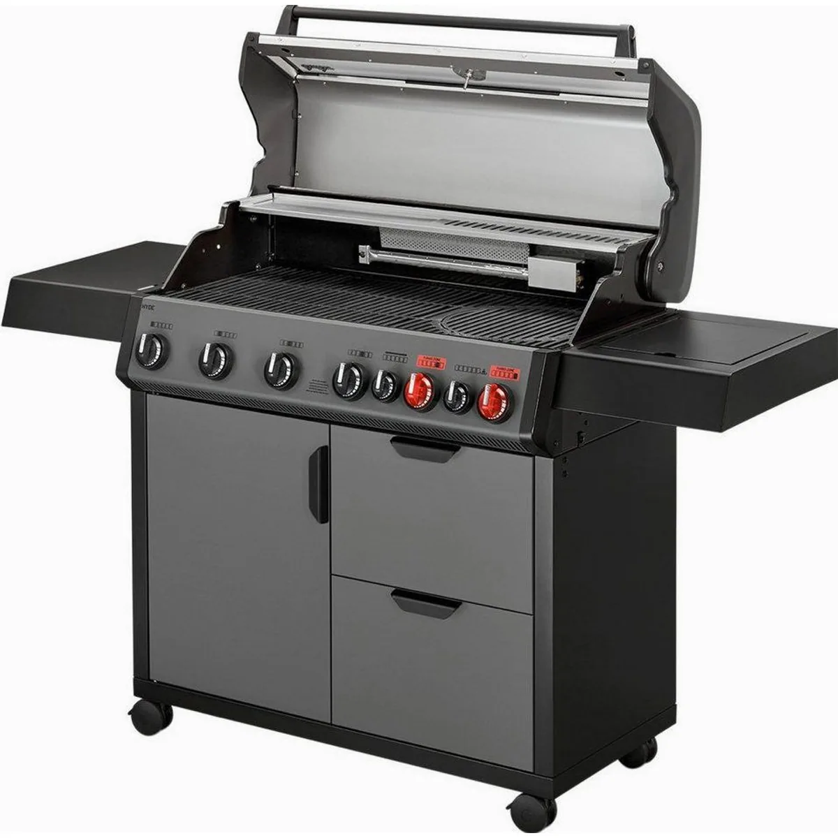 Enders Gasgrill HYDE 6 SIKR Turbo, 800 °C Turbo Zone, Infrarot-Backburner, großzügiger Unterschrank 2