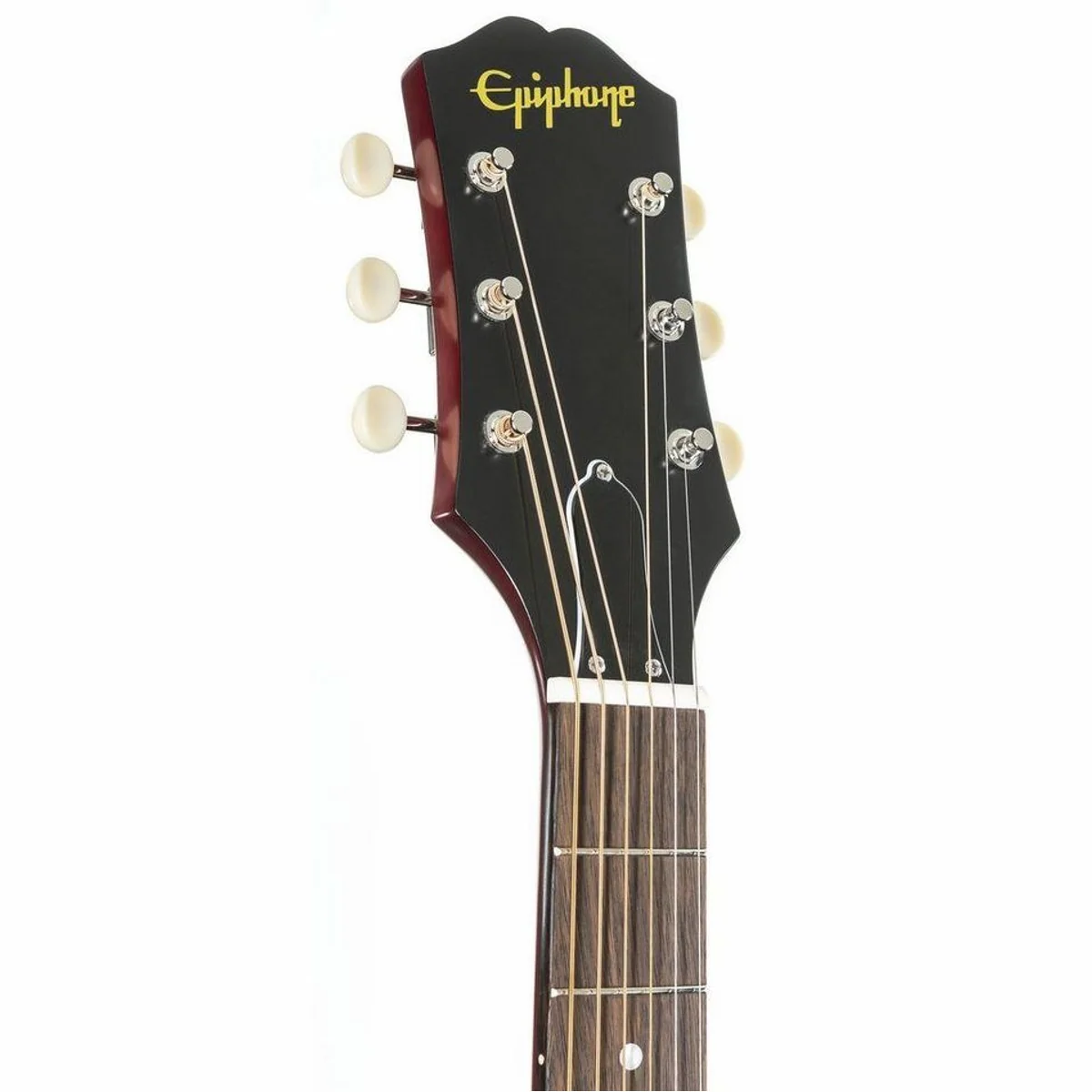 Epiphone Inspired by Gibson J-45 EC Westerngitarre, massiver Klang, elegantes Design, inklusive Gigbag 4