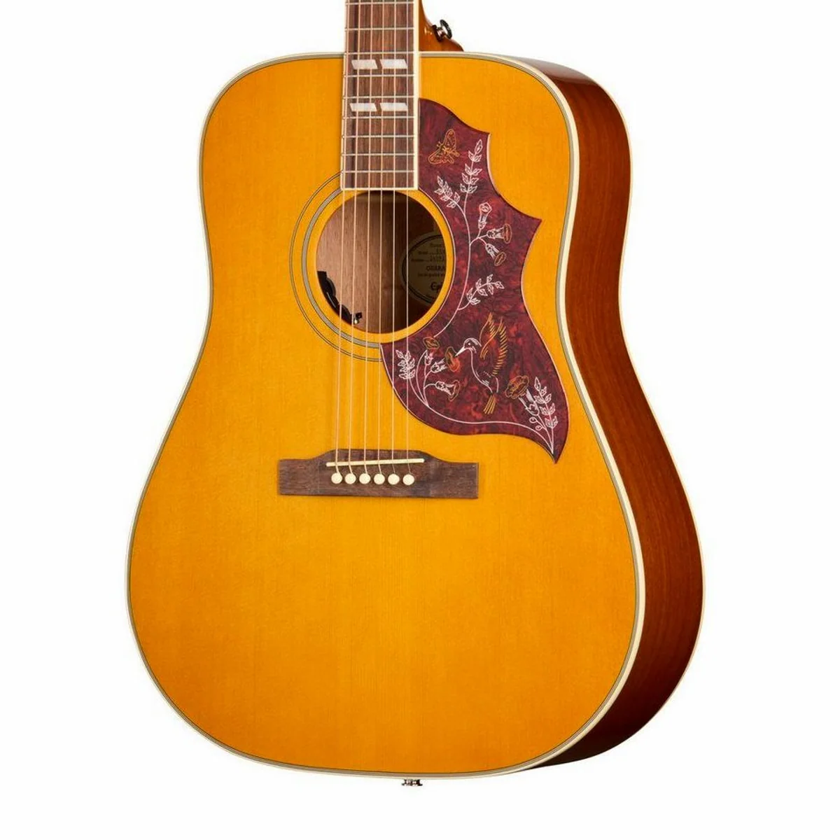 Epiphone Hummingbird Studio Antique Natural, Dreadnought-Westerngitarre, Elektroakustisch, Hochwertige Materialien 3