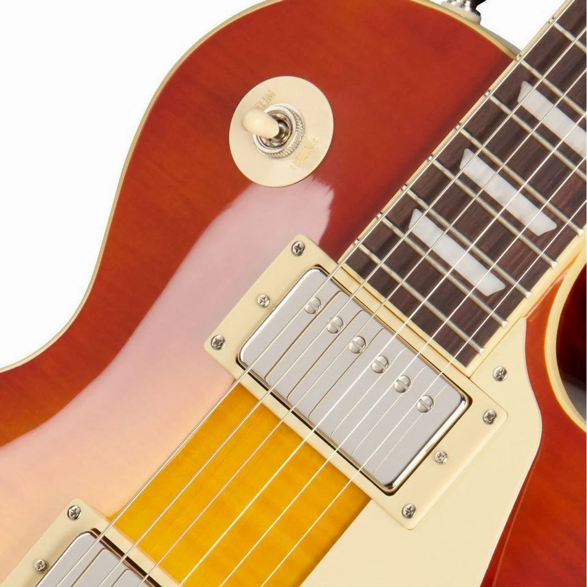 Epiphone Les Paul Standard 50s, Mahagoni-Korpus, ProBucker Humbucker — für den klassischen Sound 5