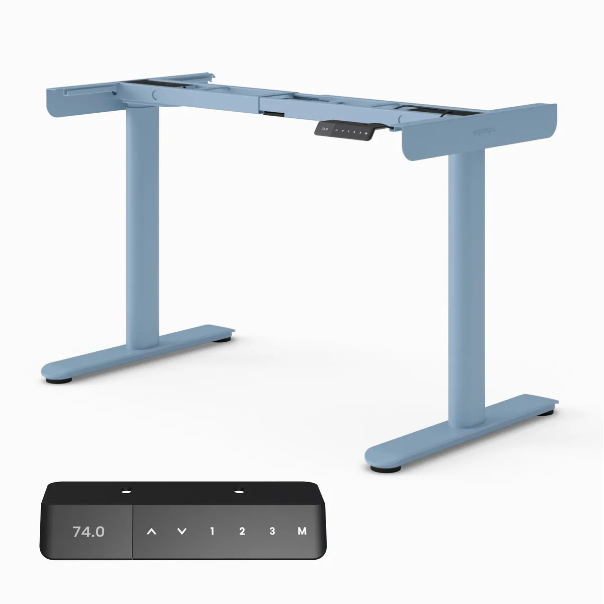 Ergotopia Desktopia ONE Schreibtischgestell, elektrisch höhenverstellbar, modernes Design, robust und langlebig