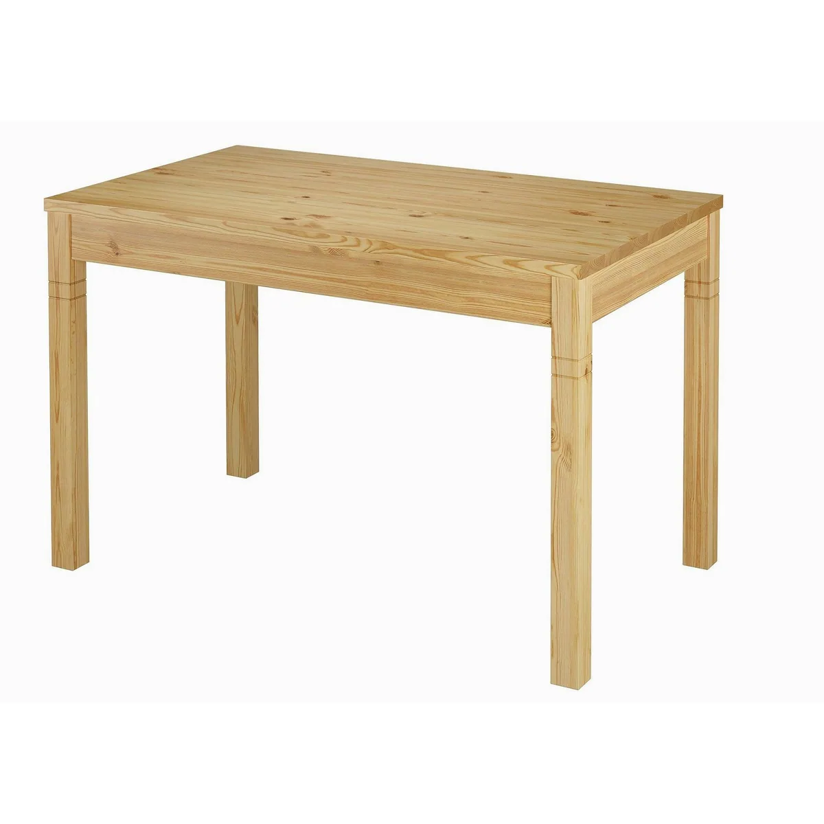 ERST-HOLZ Essgruppe, rustikaler Stil, Tisch und 4 Stühle aus Kiefernholz 4