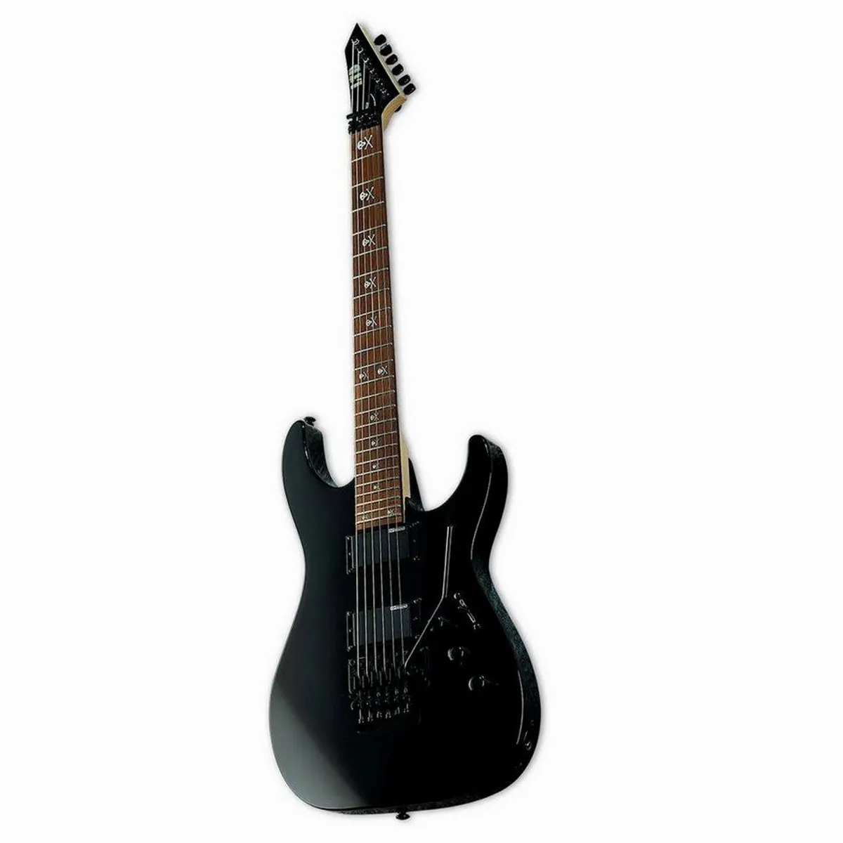 ESP LTD KH-202 BLK E-Gitarre, Kirk Hammett Signature, dünner Hals, 24 Extra Jumbo-Bünde 3