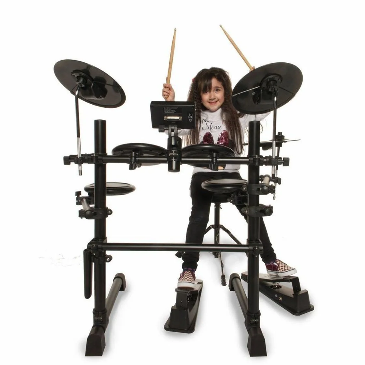 FAME DD-KIDDY V2 E-Drum Set, 144 Sounds, Höhenverstellbar, MIDI-fähig