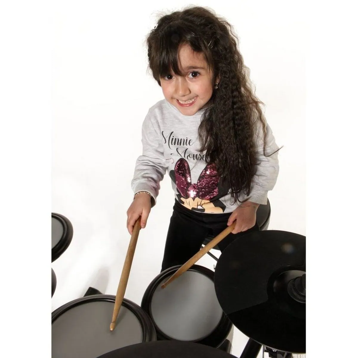 FAME DD-KIDDY V2 E-Drum Set, 144 Sounds, Höhenverstellbar, MIDI-fähig 3