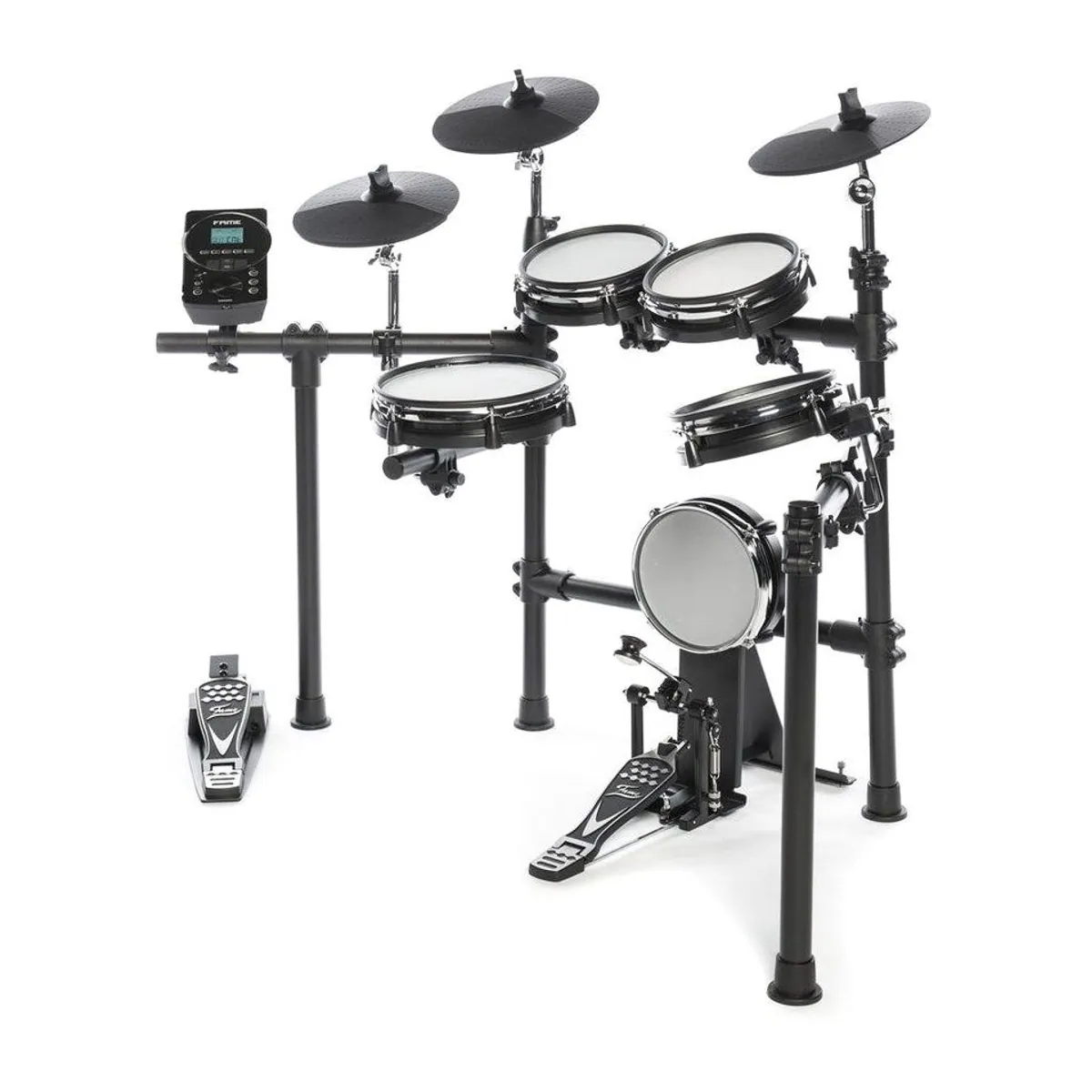 FAME DD-6600 E-Drum Set, 408 Sounds, Dual Zone Snare Pad, kompakt und vielseitig 3