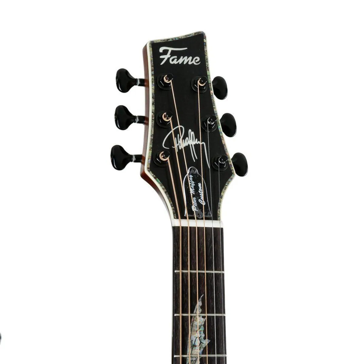 FAME Peter Maffay Dragon Signature Westerngitarre, Grand Auditorium Bauform, hochwertiges Inlay 4