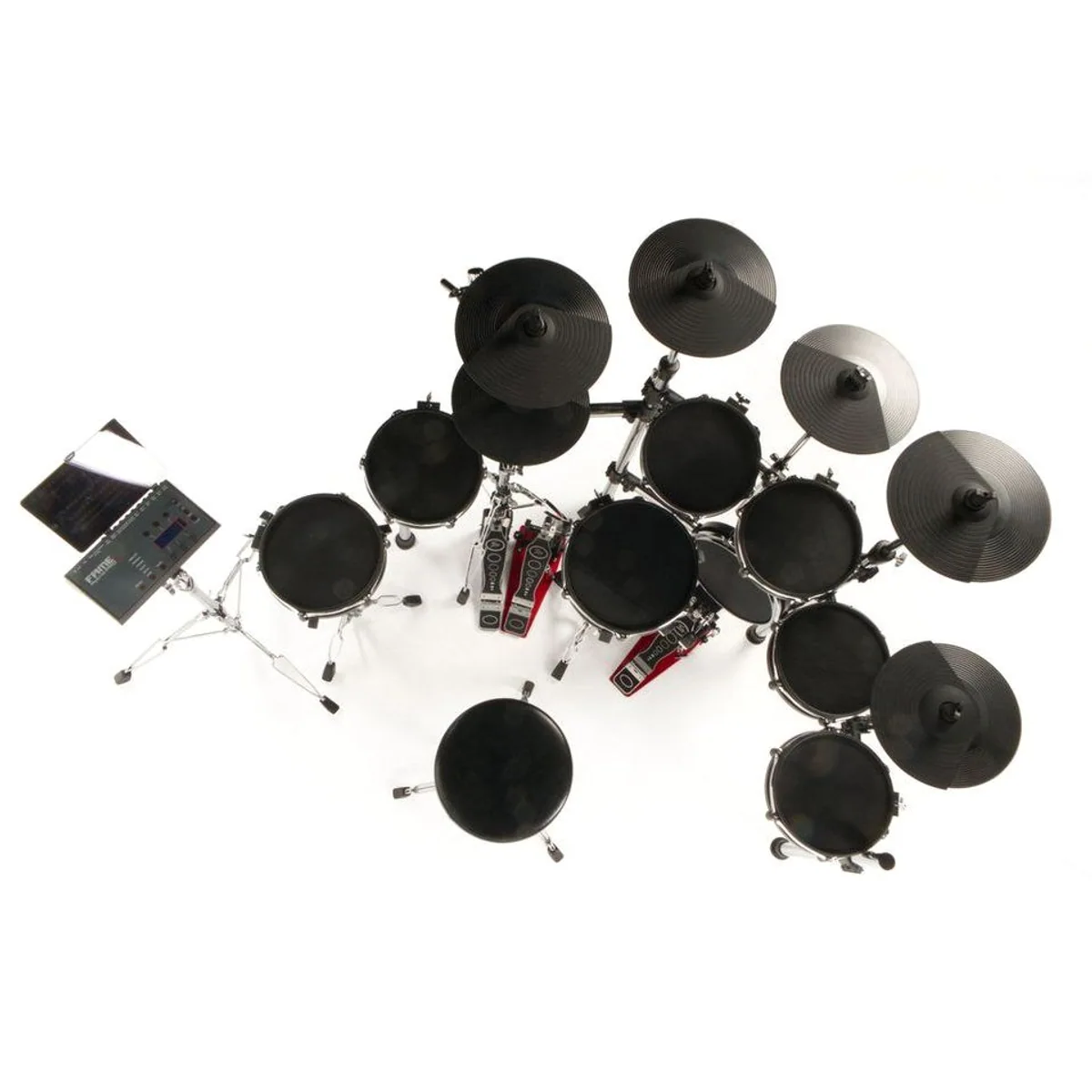 FAME Hybrid Pro XT Chrome Monster, vielseitiges E-Drum Set für jedes Niveau