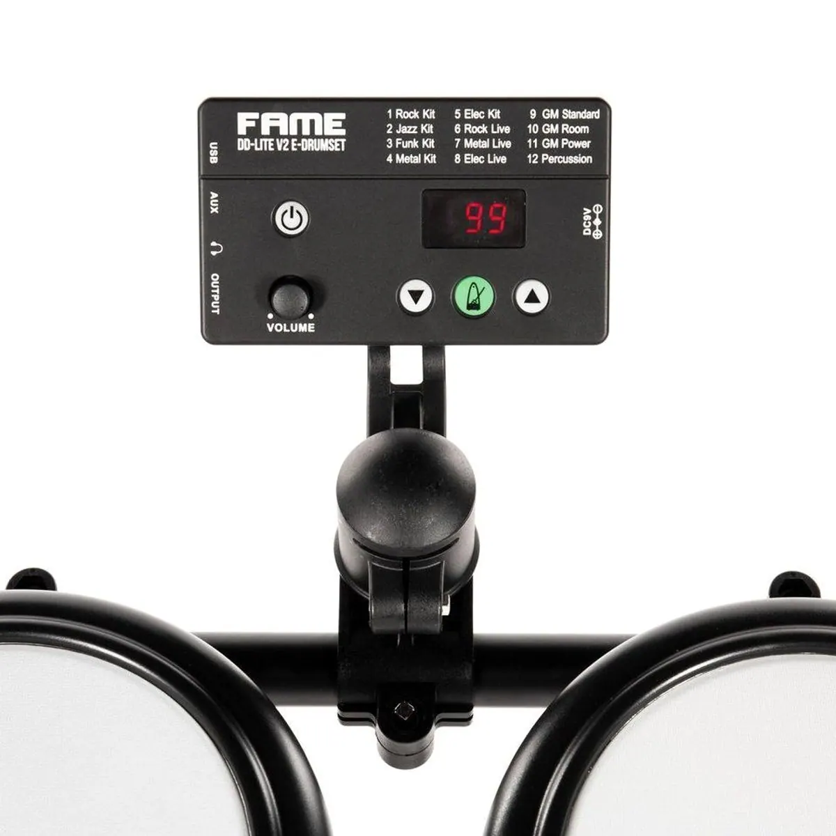 FAME DD-Lite Pro E-Drum Set, vielseitig, platzsparend, ideal für Einsteiger 4