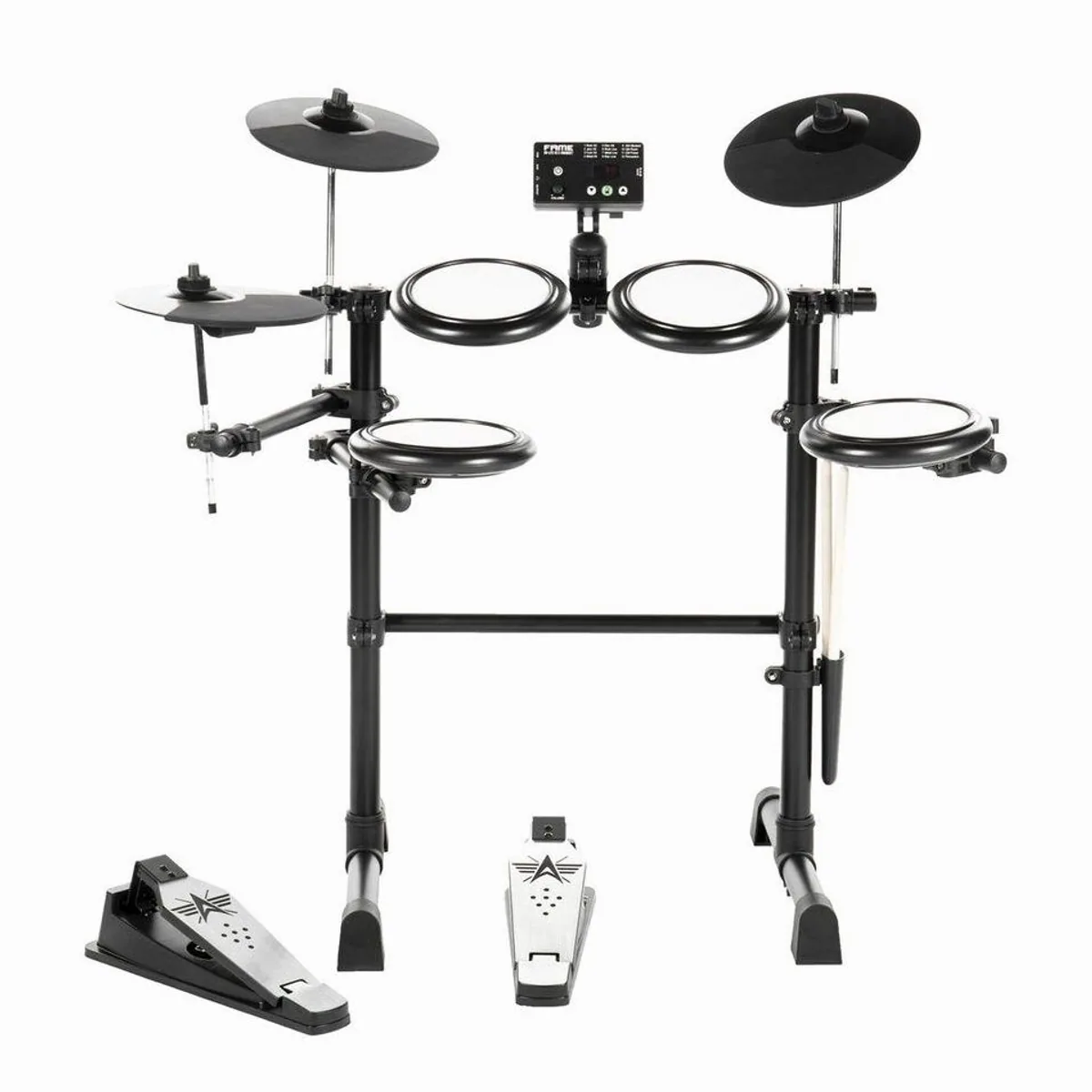 FAME DD-Lite V2 E-Drum Set, 144 Sounds, kompakt & leise — ideal für Einsteiger