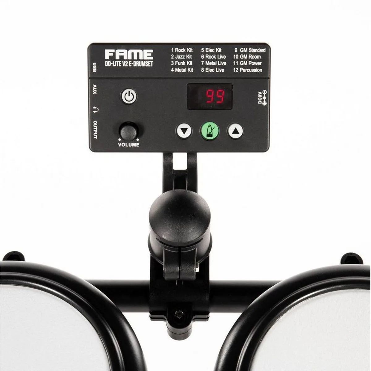 FAME DD-Lite V2 E-Drum Set, 144 Sounds, kompakt & leise — ideal für Einsteiger 4