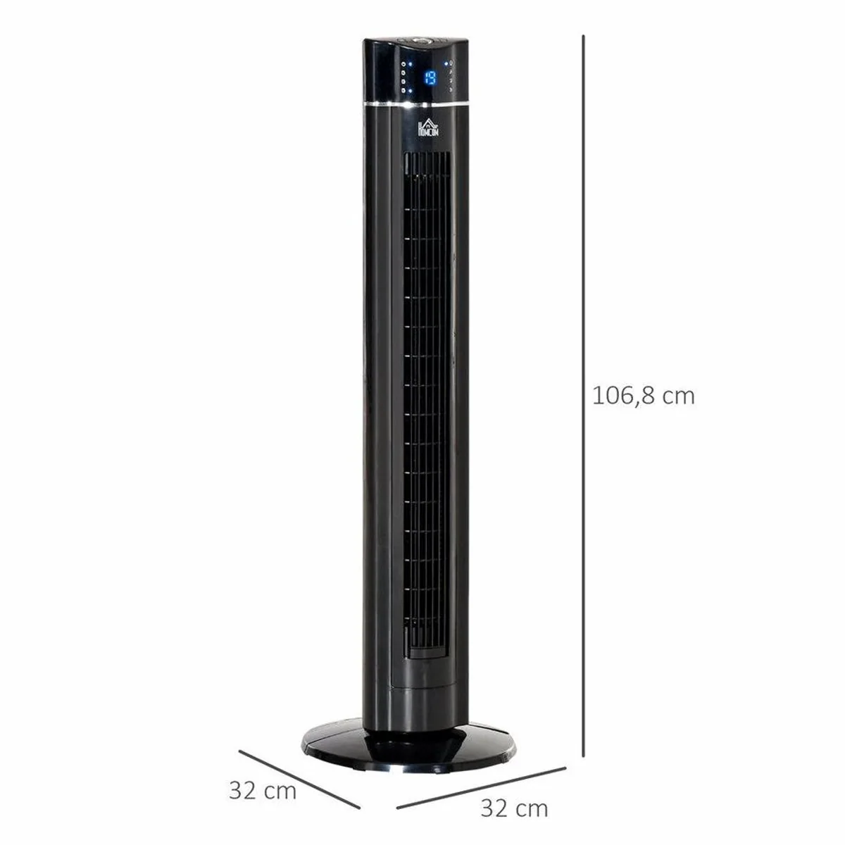 FELIXLEO Akku-Standventilator, oszillierend, geräuscharm, mit Fernbedienung 5