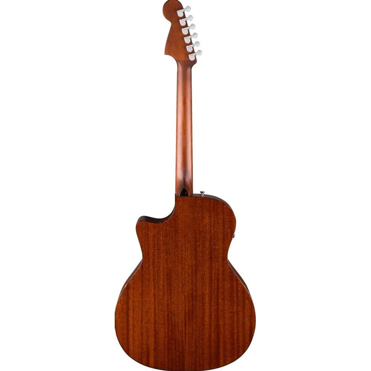 Fender California Deluxe Newporter Natural, vielseitige Akustikgitarre mit Tonabnehmer 3