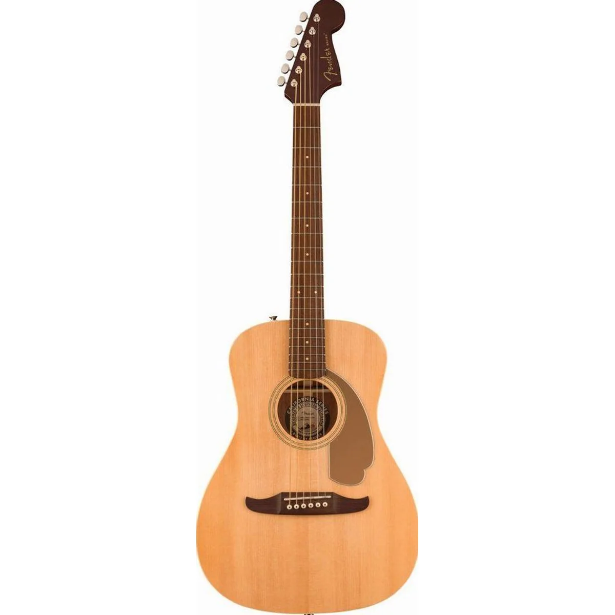 Fender Malibu Player WN, kompakte Korpusform, inspirierender Klang — ideal für Bühne und Studio