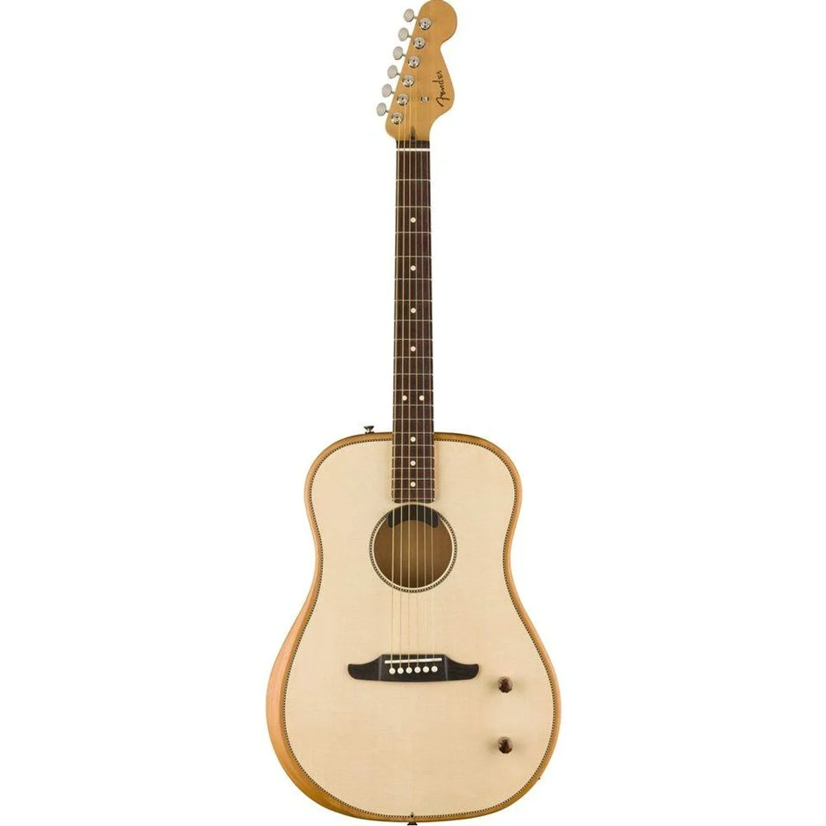 Fender Highway Dreadnought Natural, Dreadnought-Design, Thinline-Korpus, Fishman-Tonabnehmer 3