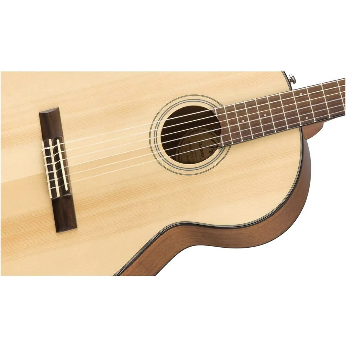 Fender CN-60S Natural, 4/4 Konzertgitarre mit Massivfichtendecke und Mahagonikorpus 4