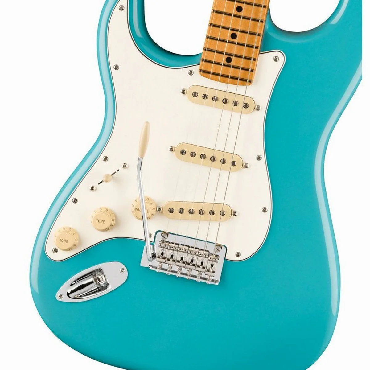 Fender Player II Stratocaster Lefthand MN Aquatone Blue, vielseitige Klangoptionen, ergonomisches Design, hochwertige Hardware 3