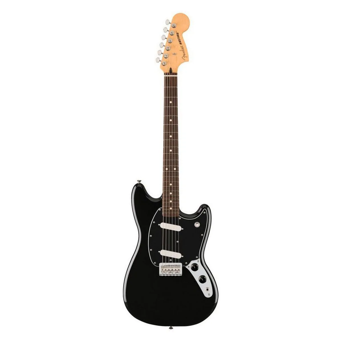 Fender Player II Mustang RW Black, Offset-Korpus, Alnico V Tonabnehmer