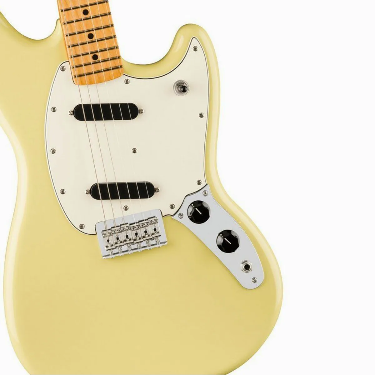 Fender Player II Mustang MN Hialeah Yellow, Offset-Korpus, Alnico V Single Coils 3