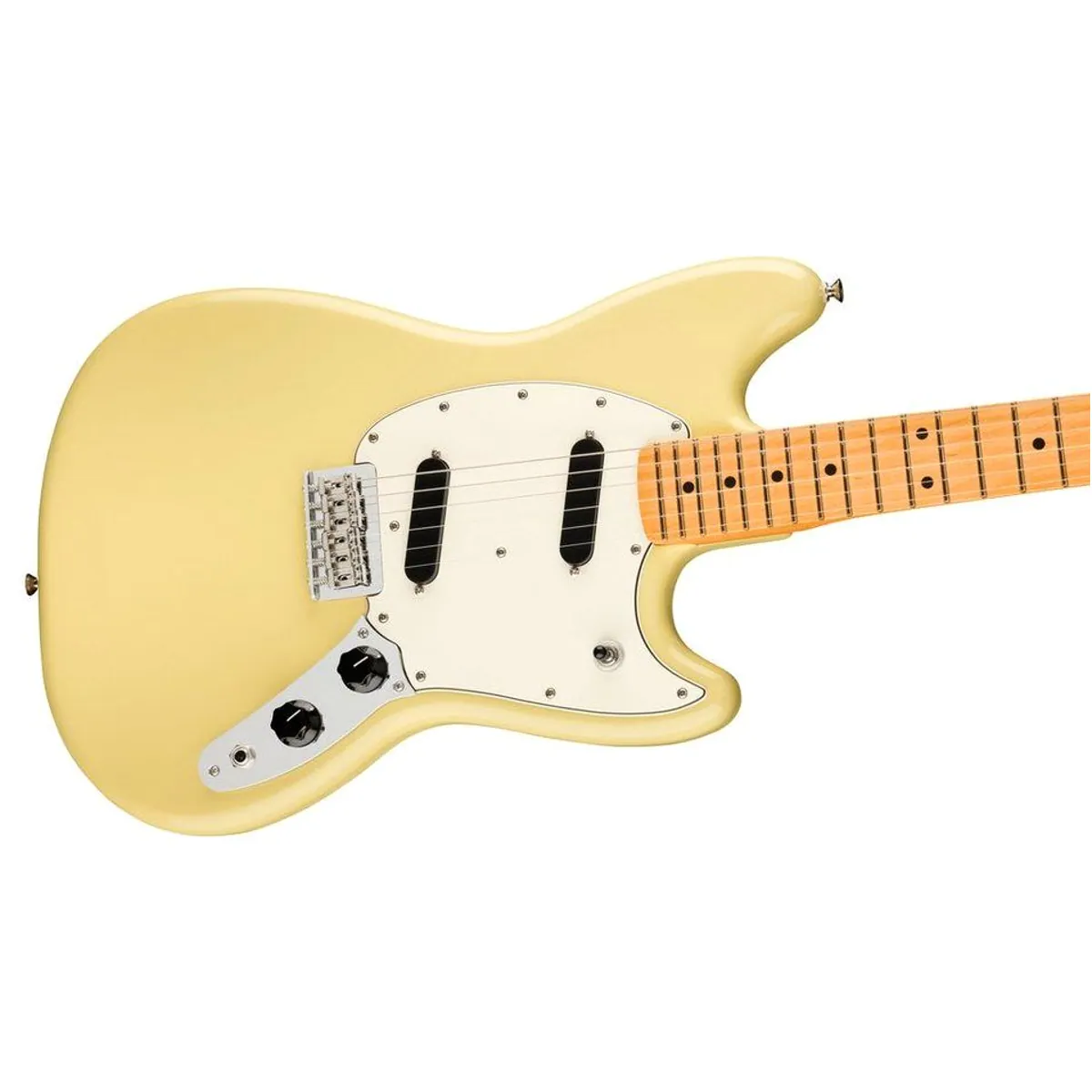 Fender Player II Mustang MN Hialeah Yellow, Offset-Korpus, Alnico V Single Coils 4