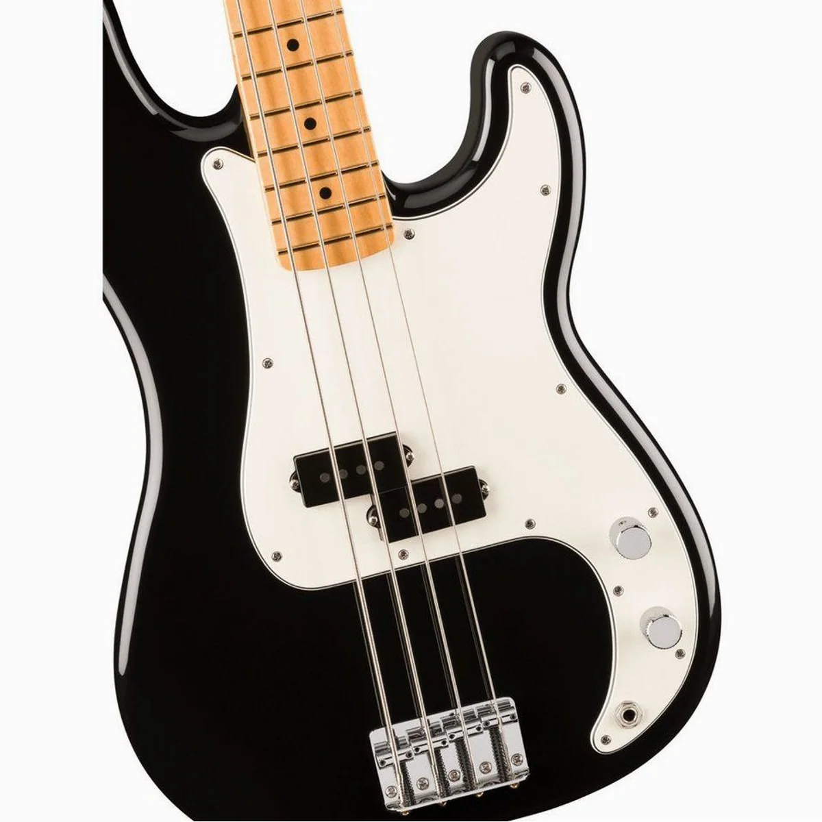 Fender Player II Precision Bass MN Black, ergonomischer Korpus, knurrige Split-Coil-Pickups 3