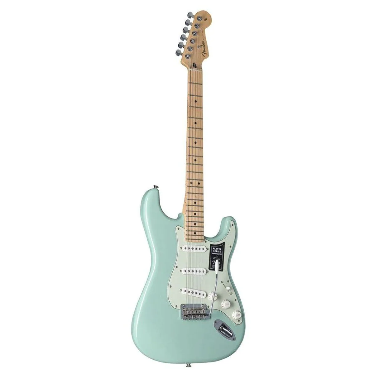 Fender Player Stratocaster MN Surf Green, traditionelles Design, kraftvolle Tonabnehmer, präzise Mechaniken