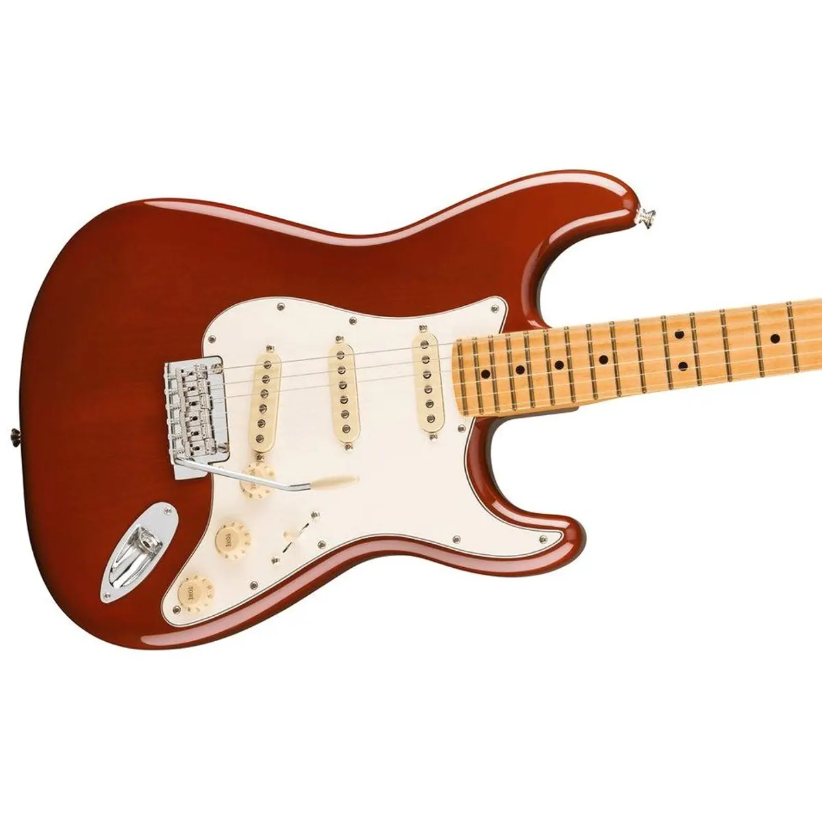 Fender Player II Stratocaster MN Transparent Mocha Burst, Mahagoni Korpus, Alnico V Tonabnehmer, C-Profil Hals 4