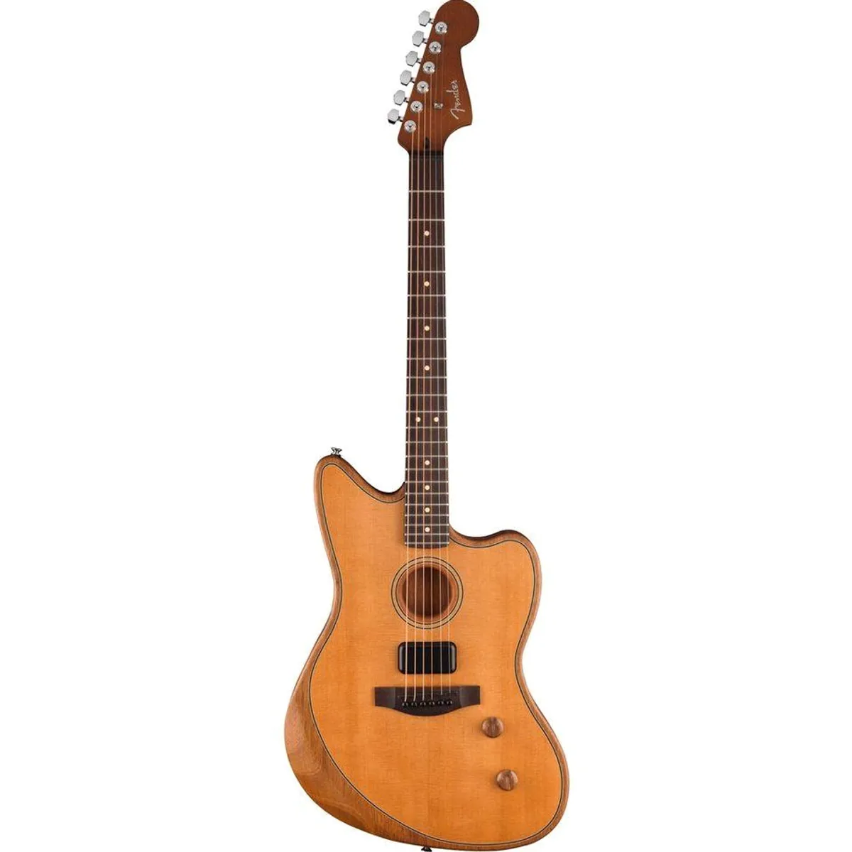 Fender Acoustasonic Standard Jazzmaster, Hybridgitarre, vielseitig einsetzbar — max. Klangvielfalt