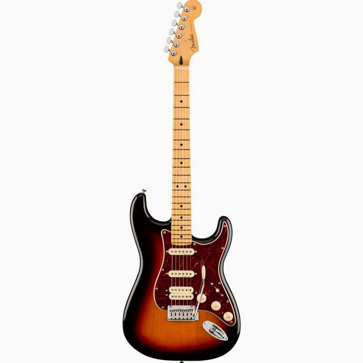 Fender Player II Modified Stratocaster HSS, vielseitige Klangerzeugung, modernes Design — 3-Color Sunburst