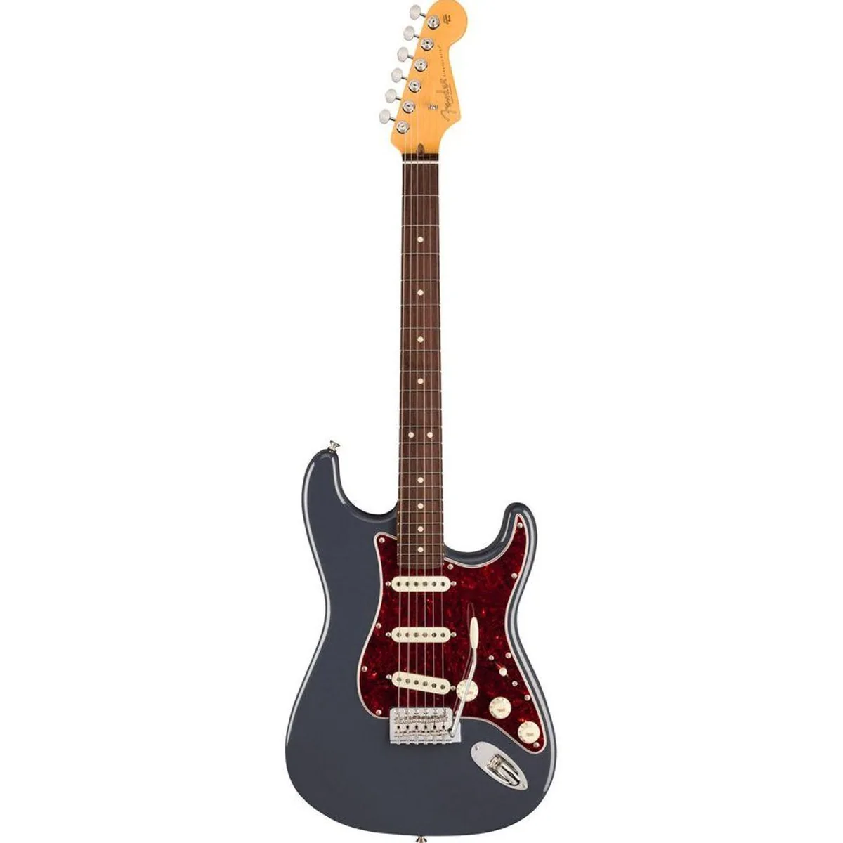 Fender American Professional Classic Stratocaster RW Faded Black, zeitloser Sound, hochwertiger Komfort, modernes Design