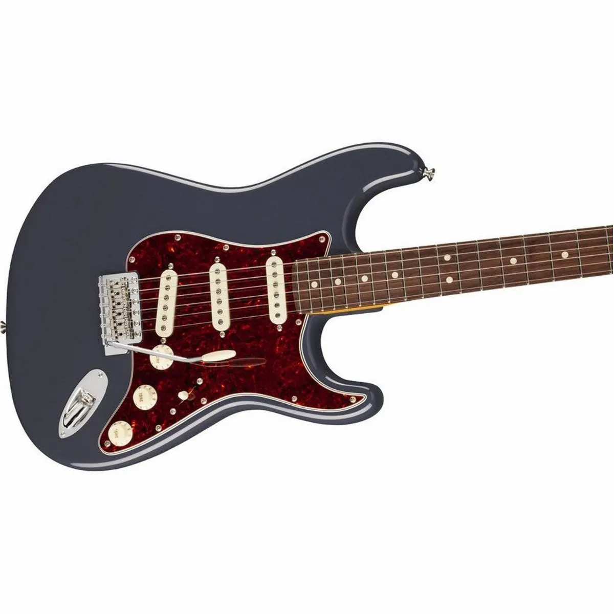 Fender American Professional Classic Stratocaster RW Faded Black, zeitloser Sound, hochwertiger Komfort, modernes Design 4