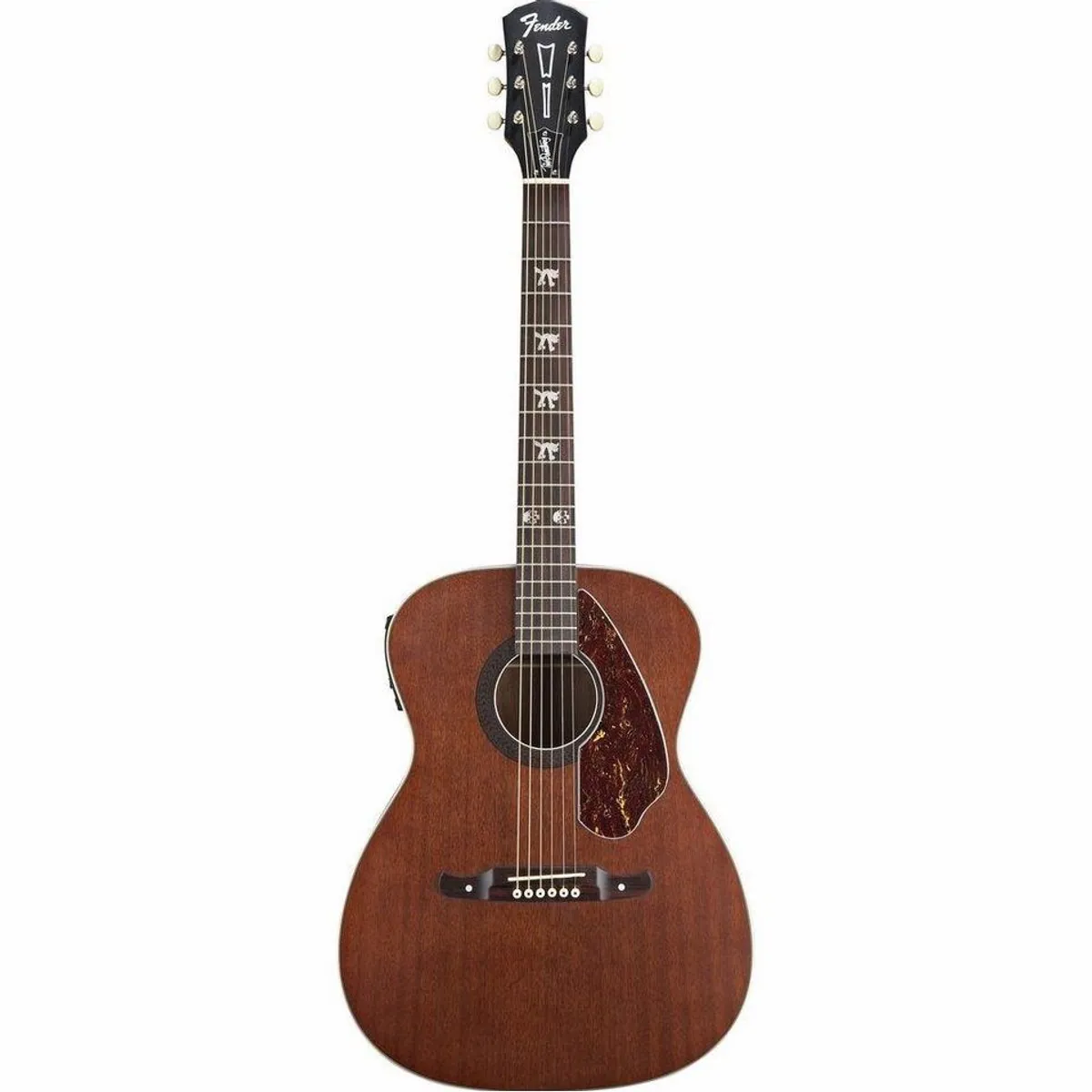Fender Tim Armstrong Hellcat Westerngitarre, warmer Klang, kompakter Body, eingebauter Tuner