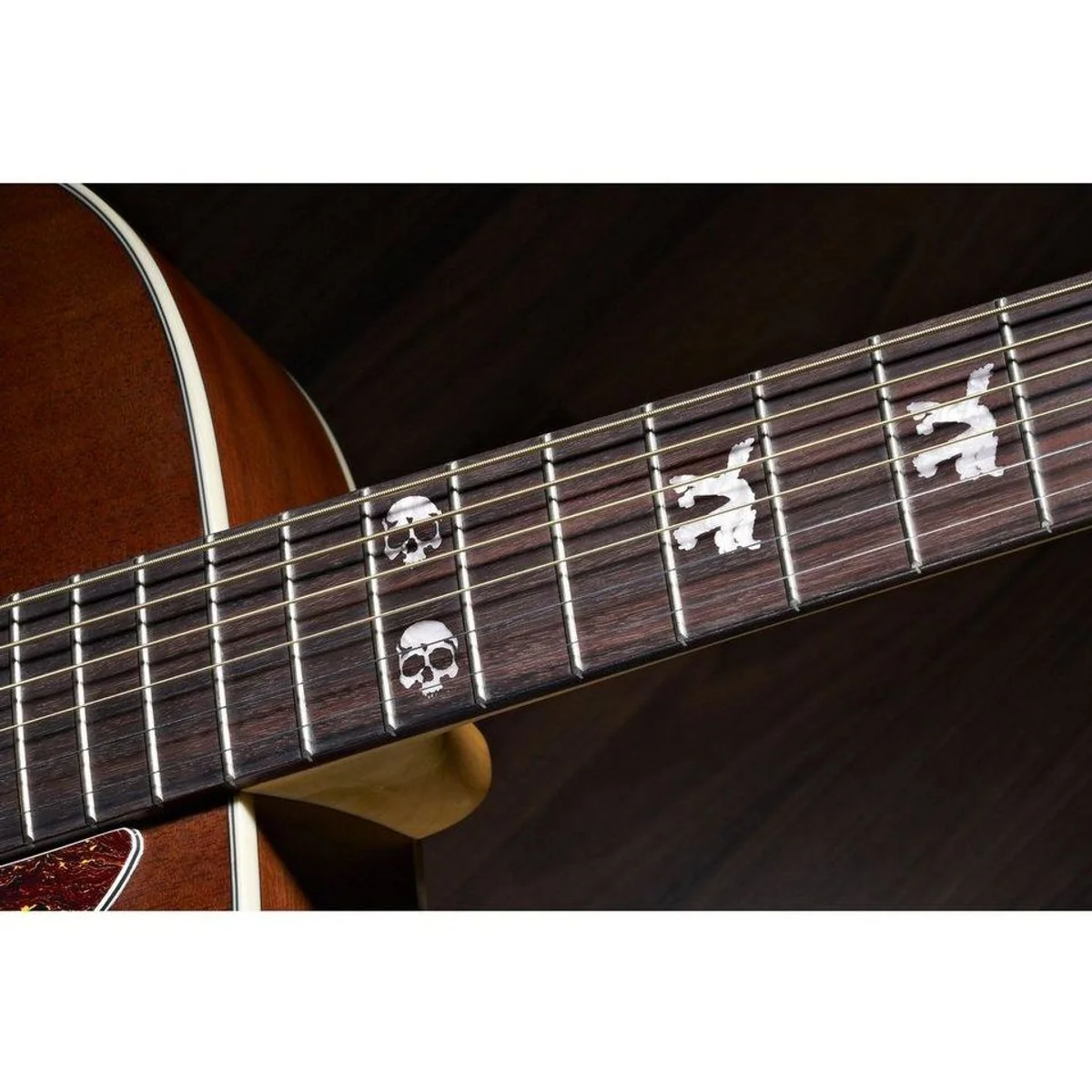 Fender Tim Armstrong Hellcat Westerngitarre, warmer Klang, kompakter Body, eingebauter Tuner 4
